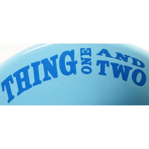 Universal Islands of Adventure Dr Suess Thing 1 & 2 Blue 3D Mug 2006 Bead/Glitte - Picture 6 of 10